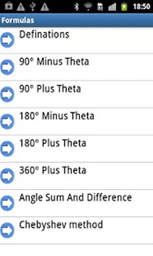 Trigonometry Maths Formulas截图4