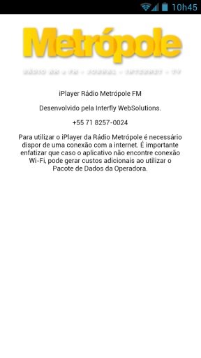 Player R&aacute;dio Metr&oacute;pole截图1