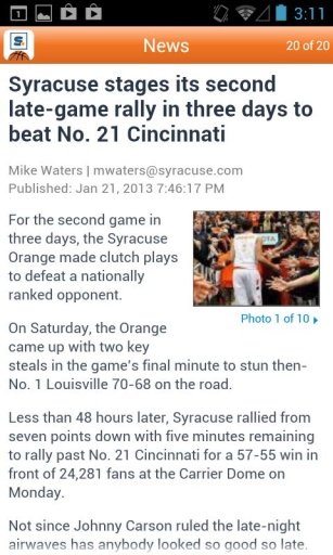 syracuse.com: SU Hoops News截图4