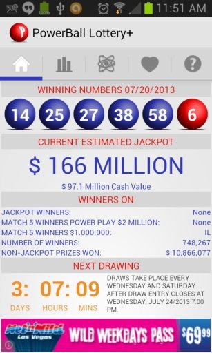 Powerball Lottery Board截图2