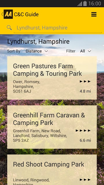 AA Caravan &amp; Camping Guide截图3