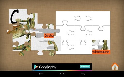 A to Z Dinosaurs Jigsaw Puzzle截图3