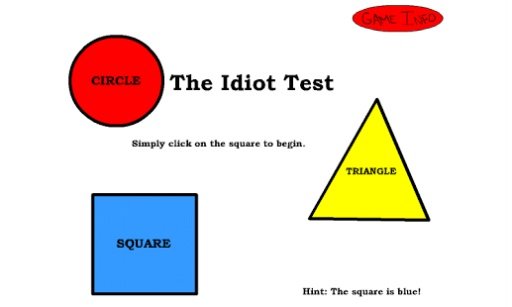 Original Idiot Test FREE截图1