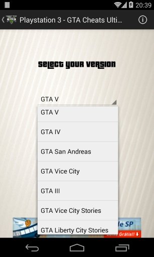 GTA Cheats Ultimate截图4