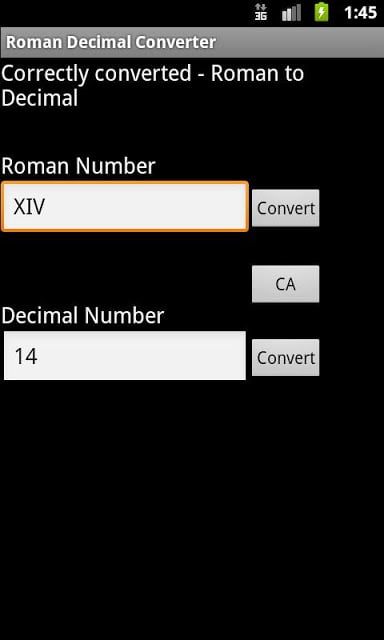 Roman Number Converter截图1