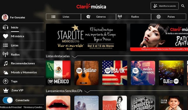 Claro M&uacute;sica截图5