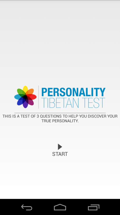 Tibetan Personality Test截图3