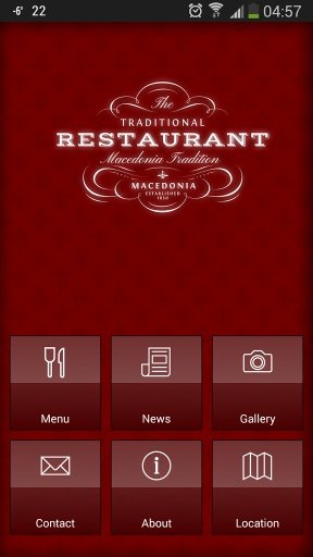 Restaurant app template截图3