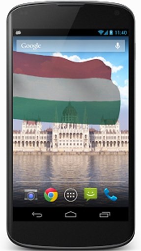 3d Hungary Flag Live Wallpaper截图4