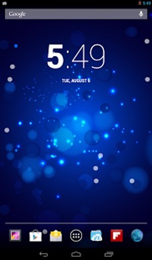 Blue Bokeh Live Wallpaper截图8