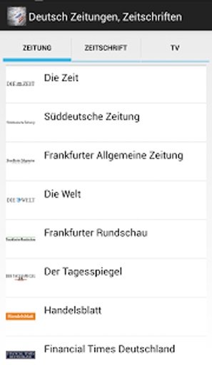 Zeitungen Zeitschriften und TV截图3