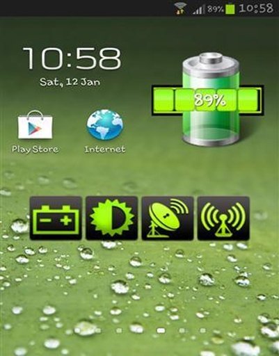 3D Battery Widget截图1