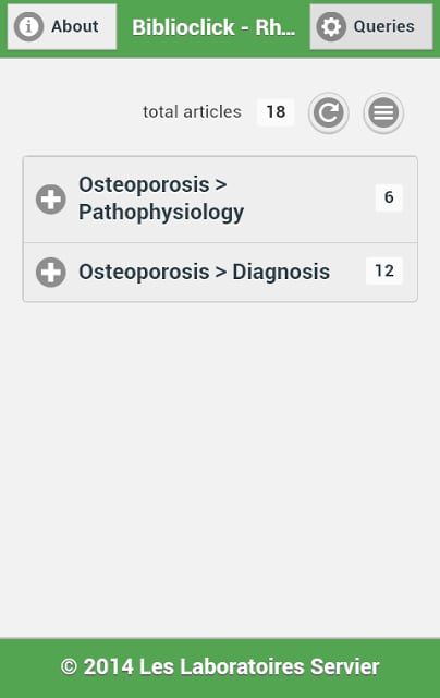 Biblioclick in Rheumatology截图2