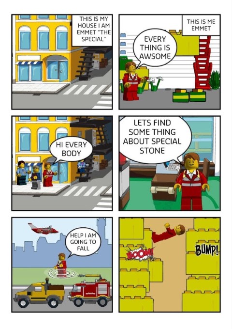 Lego movie comic by Asaad截图2