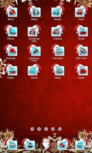 GO Launcher 圣诞帽子截图4