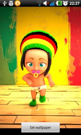 Rasta Baby Live Wallpaper截图3