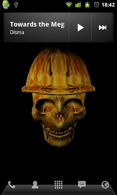 3D Skulls Live Wallpaper截图1