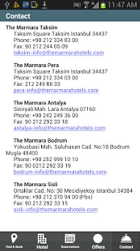 The Marmara Hotels截图4