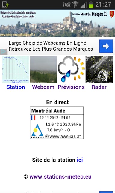 M&eacute;t&eacute;o Montr&eacute;al Malep&egrave;re截图2