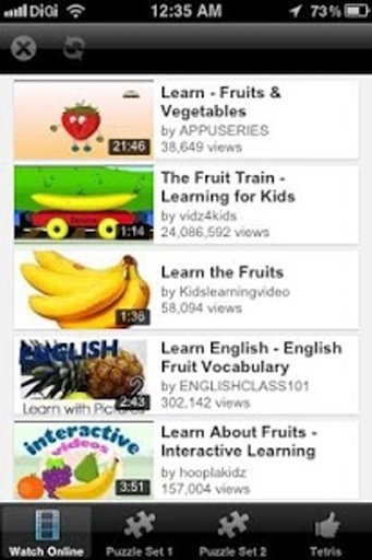 Kids Preschool Learns Fruits截图3