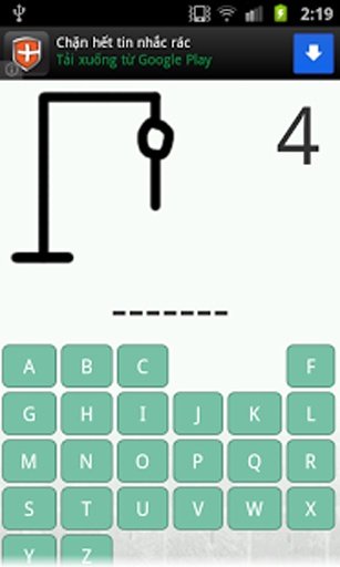 Hangman style Free game截图10