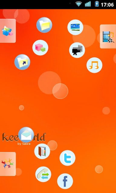 keeworld主题：快乐橙截图2