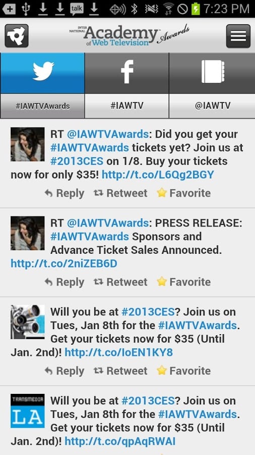 IAWTV Awards截图1