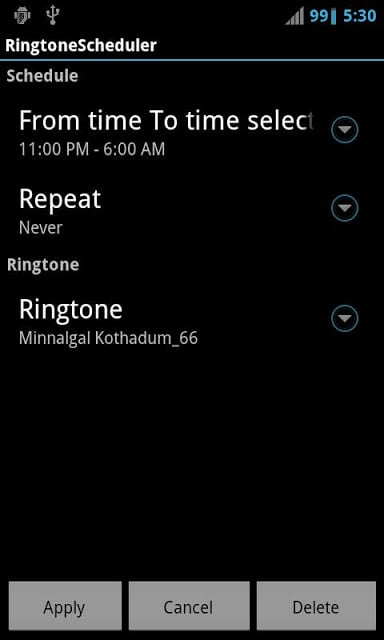 Ringtone Scheduler Pro截图2