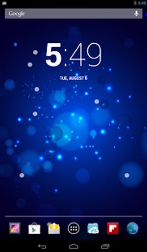 Blue Bokeh Live Wallpaper截图10