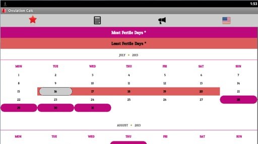 Fertile Days Calculator截图10