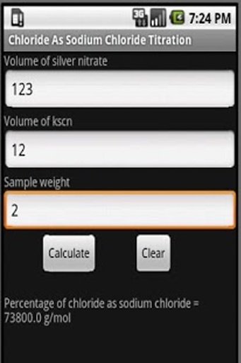 Chemistry Calculators截图3