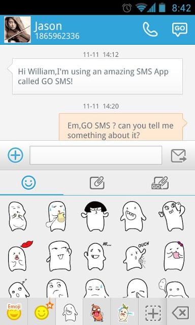 GO短信加强版豆小腐表情贴图截图3