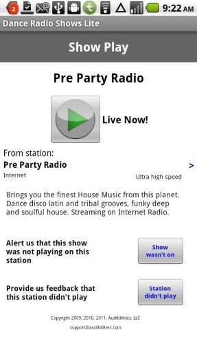 Dance Radio Shows - Lite截图4