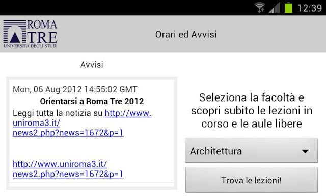 Universit&agrave; Roma TRE截图1