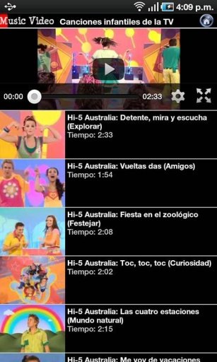 Canciones infantiles de la TV截图4