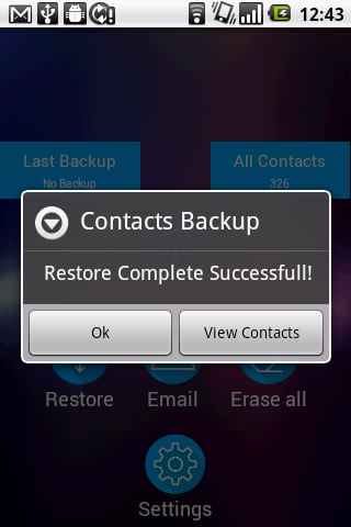 Contacts Backup and Restore截图1