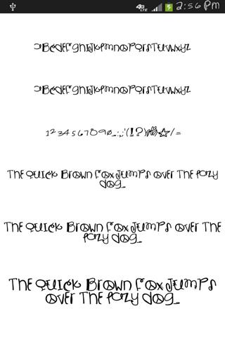 Des 5 包为 FlipFont&reg; 免费截图1