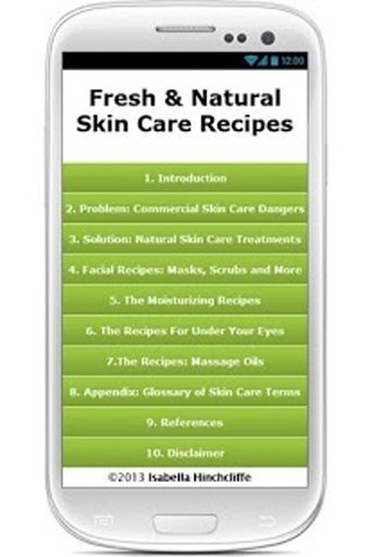 Natural Skin Care Recipes截图4