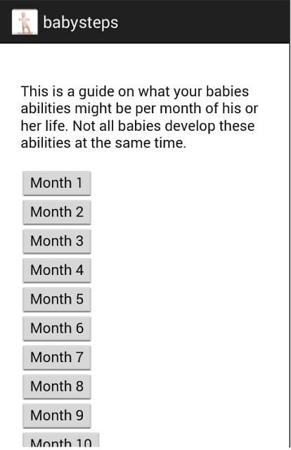 Baby Development Guide截图1