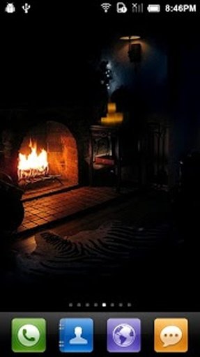 Cozy Fireplace Live Wallpaper截图4