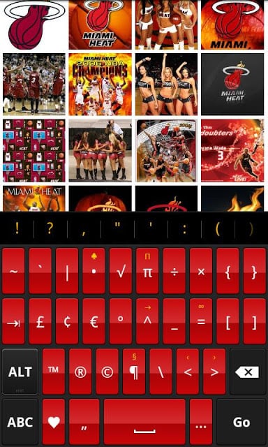 Hot Heat - HD Keyboard Theme截图1