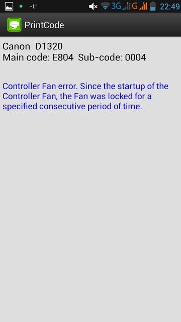 Printer / MFP Error Codes截图4