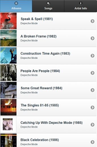 Depeche Mode All Lyrics截图1