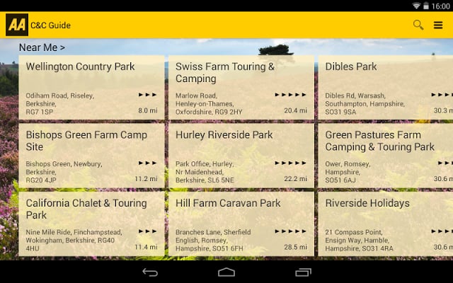 AA Caravan &amp; Camping Guide截图4