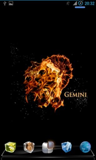Gemini Live Wallpaper 3D截图1