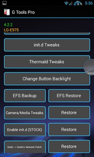 Optimus G Tweaker-G Tools Pro截图7