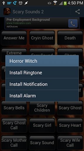 Scary Horror Ringtone Sounds 2截图6