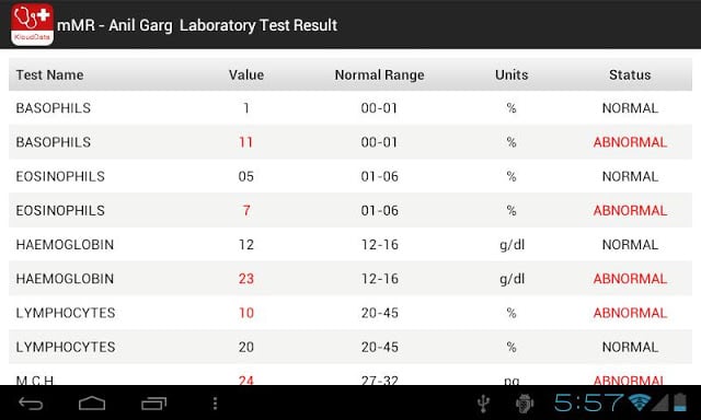 mMR (mobile Medical Records)截图1