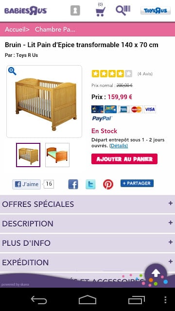 Babies&quot;R&quot;Us France截图1