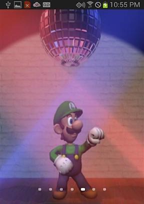 Disco Luigi Live Wallpaper截图1